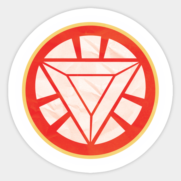 Iron Man Simple Logo - Iron Man - Pegatina | TeePublic MX
